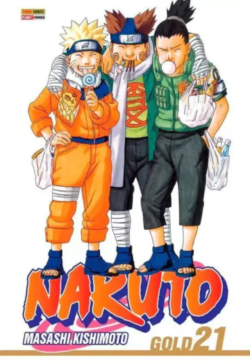 Capa de Naruto Gold Vol. 21, Panini