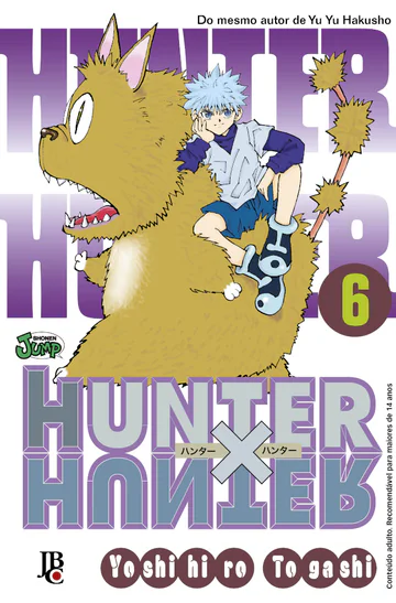 Capa de Hunter X Hunter #06, Editora JBC