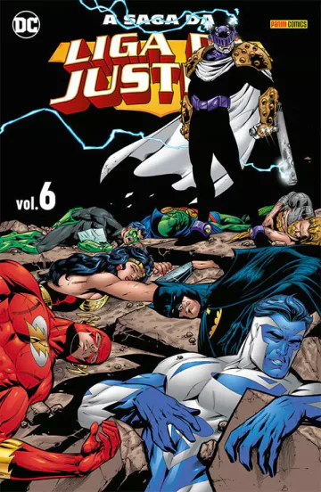 Capa de A Saga Da Liga Da Justiça Vol. 6, Panini