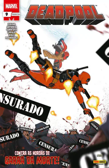 Capa de Deadpool (2025) 09, Panini