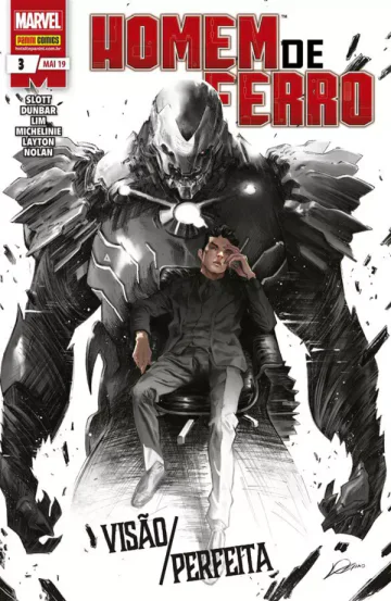 Capa de Homem De Ferro (2019) Vol. 3, Panini