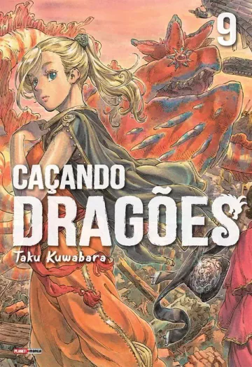 Capa de Caçando Dragões Vol. 9, Panini