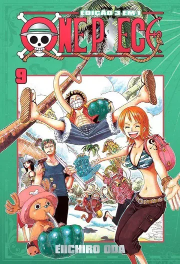 Capa de One Piece 3 Em 1 Vol. 9, Panini