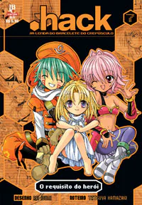 Capa de .hack//A Lenda do Bracelete do Crepúsculo #07, Editora JBC