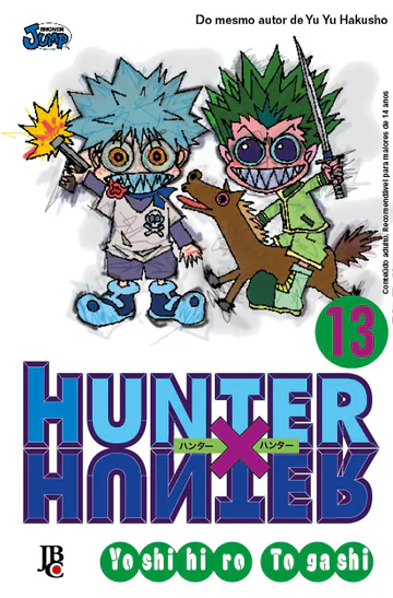 Capa de Hunter X Hunter #13, Editora JBC