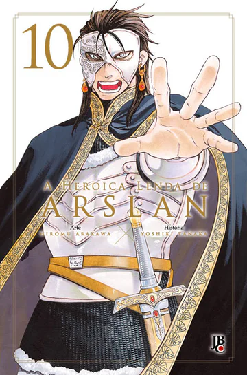Capa de A Heroica Lenda de Arslan #10, Editora JBC