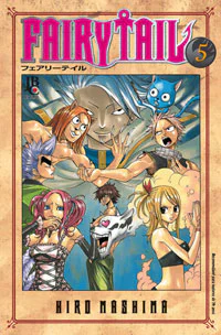 Capa de Fairy Tail #05, Editora JBC