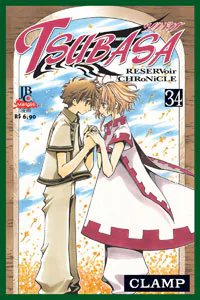 Capa de Tsubasa #34, Editora JBC