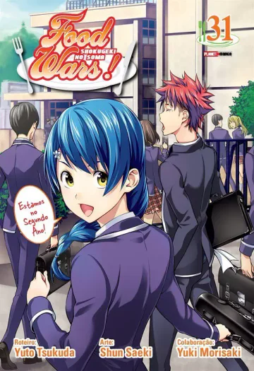 Capa de Food Wars Vol. 31, Panini