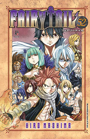 Capa de Fairy Tail #52, Editora JBC