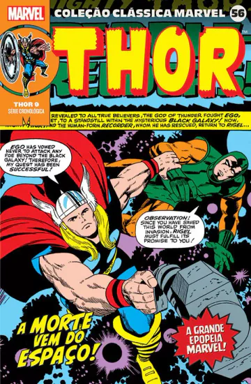 Capa de Coleção Clássica Marvel Vol. 56 - Thor 09, Panini