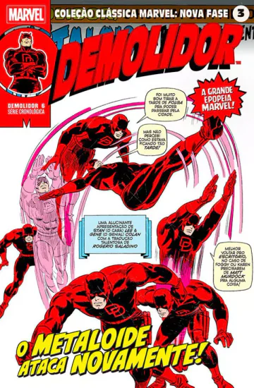Capa de Coleção Clássica Marvel: Nova Fase Vol. 03 - Demolidor 6, Panini