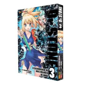 Capa de Dr. Stone Vol. 3, Panini