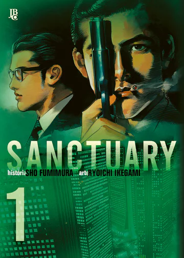 Capa de Sanctuary #01, Editora JBC