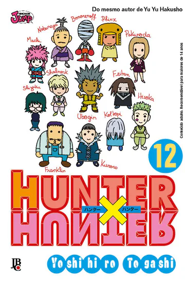 Capa de Hunter X Hunter #12, Editora JBC