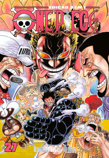 Capa de One Piece 3 Em 1 Vol. 27, Panini