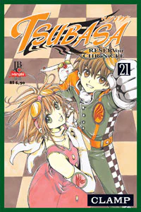 Capa de Tsubasa #21, Editora JBC
