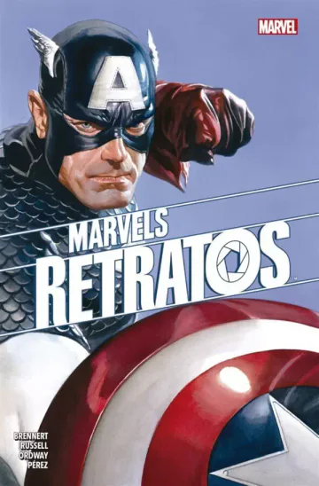 Capa de Marvels: Retratos Vol. 1, Panini