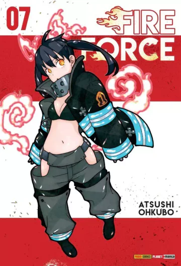 Capa de Fire Force Vol. 7, Panini