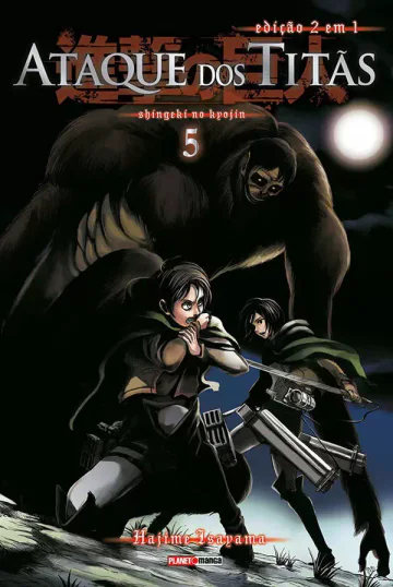 Capa de Ataque Dos Titãs (2 Em 1) Vol. 05, Panini