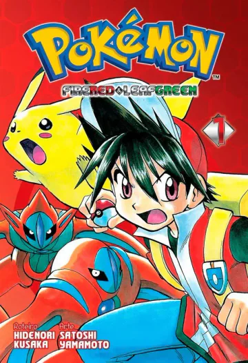 Capa de Pokémon FireRed E LeafGreen Vol. 1, Panini