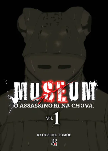 Capa de Museum - O Assassino Ri na Chuva #01, Editora JBC