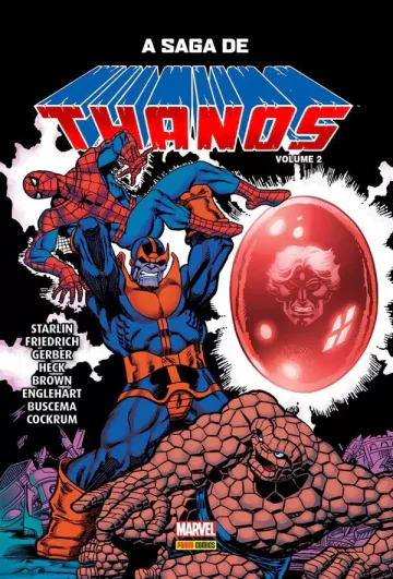 Capa de A Saga De Thanos Vol. 2, Panini