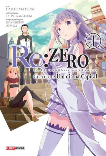 Capa de Re: Zero Capítulo 1: Um Dia Na Capital Vol. 1, Panini