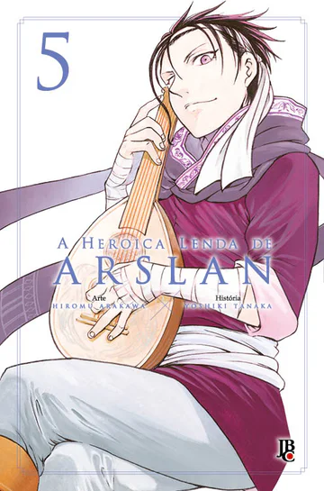 Capa de A Heroica Lenda de Arslan #05, Editora JBC