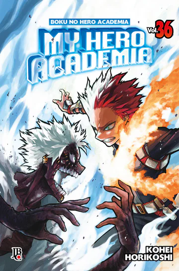 Capa de My Hero Academia #36, Editora JBC