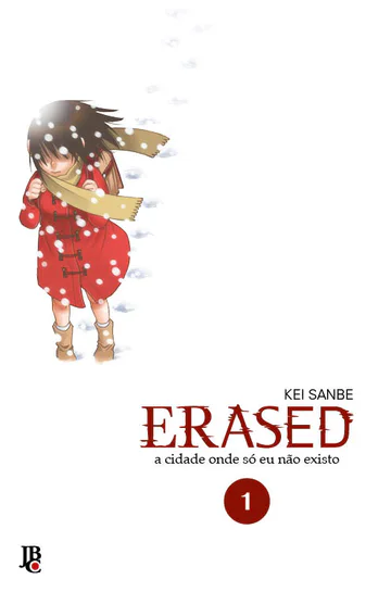 Capa de Erased #01, Editora JBC