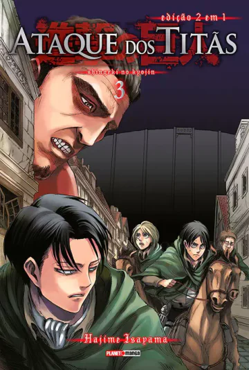 Capa de Ataque Dos Titãs (2 Em 1) Vol. 03, Panini