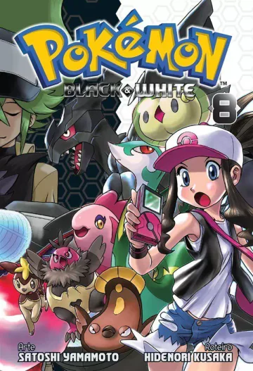 Capa de Pokémon Black And White Vol. 8, Panini