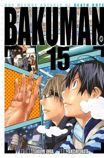 Capa de Bakuman #15, Editora JBC