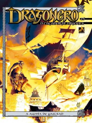 Capa de A Agonia de Yastrad, Mythos Editora