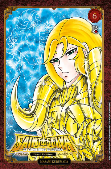 Capa de Cavaleiros do Zodíaco Saint Seiya Final Edition #06, Editora JBC
