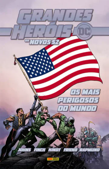 Capa de Grandes Heróis DC: Os Novos 52 Vol. 29 - Liga Da Justiça: Os Mais Perigosos Do Mundo, Panini