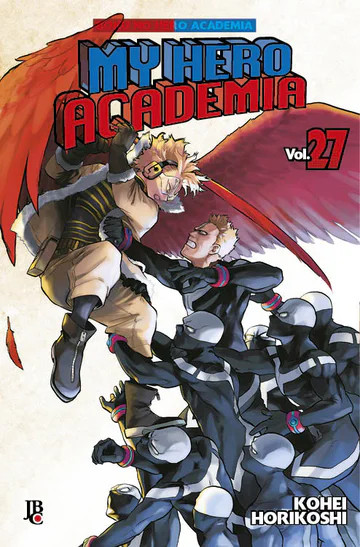 Capa de My Hero Academia #27, Editora JBC