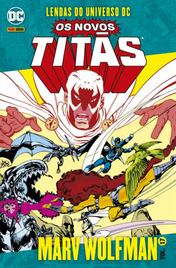 Capa de Os Novos Titãs Vol. 17, Panini
