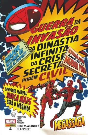 Capa de Homem-Aranha / Deadpool Vol. 4, Panini