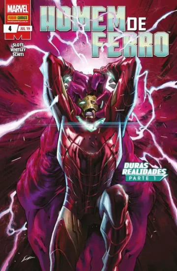 Capa de Homem De Ferro (2019) Vol. 4, Panini