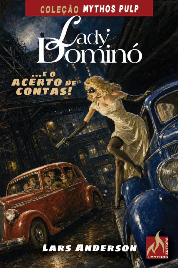 Capa de Pulp - A Misteriosa Lady Domino - Volume 1, Mythos Editora