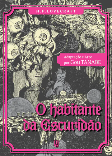 Capa de H.P. Lovecraft - O Habitante da Escuridão, Editora JBC