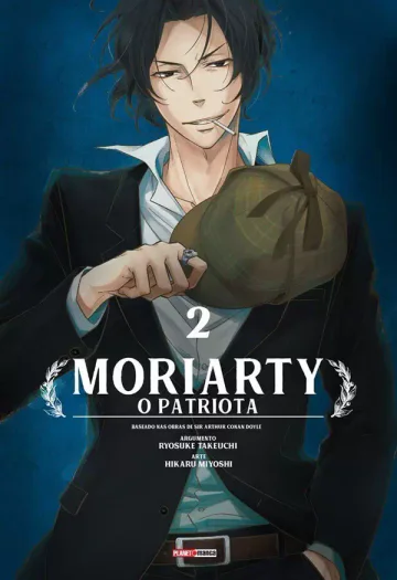 Capa de Moriarty: O Patriota Vol. 2, Panini