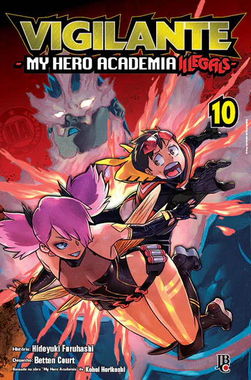 Capa de Vigilante: My Hero Academia Illegals #10, Editora JBC