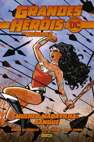 Capa de Grandes Heróis DC: Os Novos 52 Vol. 2 - Mulher-Maravilha: Sangue, Panini