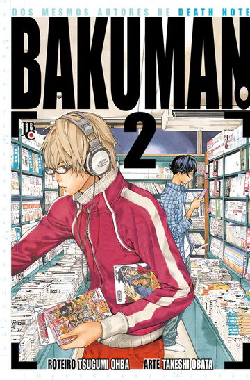 Capa de Bakuman #02, Editora JBC