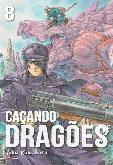Capa de Caçando Dragões Vol. 8, Panini