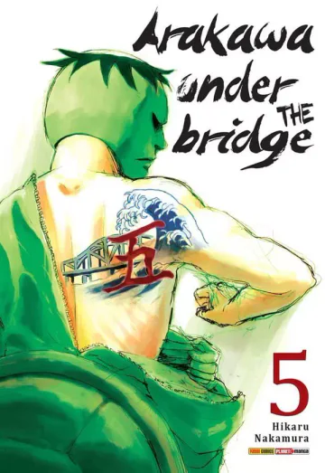 Capa de Arakawa Under The Bridge Vol. 5, Panini