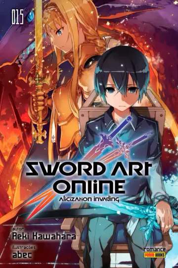 Capa de Sword Art Online: Alicization Invading Vol. 15, Panini